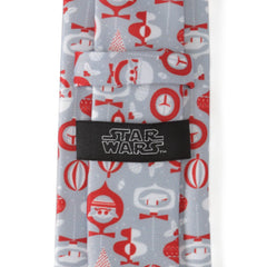 Star Wars Holiday Mando Red Men's Tie