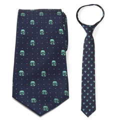 Father and Son Mando and the Child Zipper Necktie Gift Set