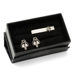 The Mandalorian Cufflinks and Tie Bar Gift Set