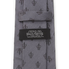 Mandalorian Gray Silk Men's Tie