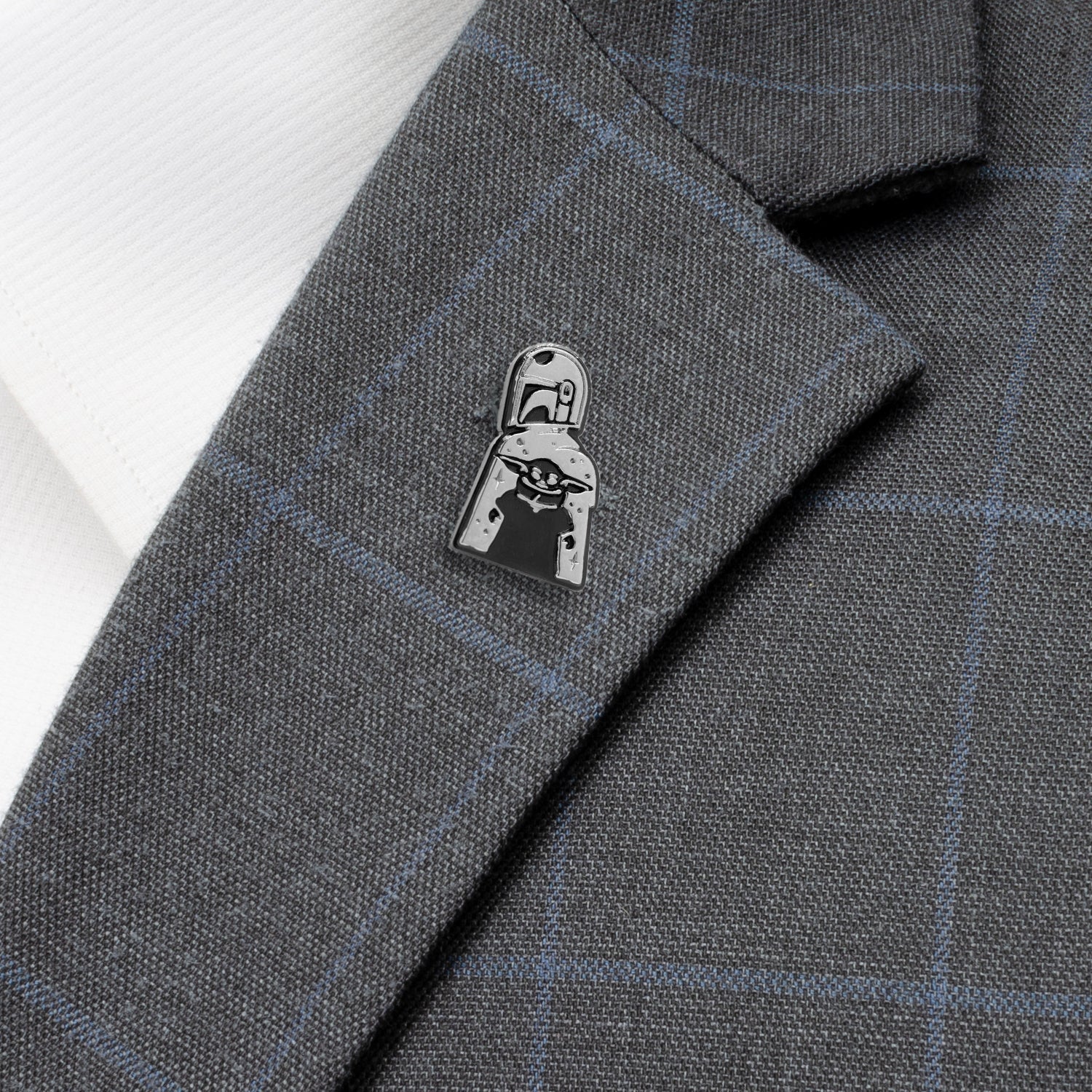  Cufflinks Mandalorian the Child Lapel Pin - Default Title - Bonton