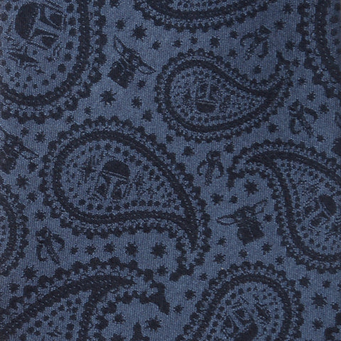 Mandalorian the Child Paisley Navy Tie