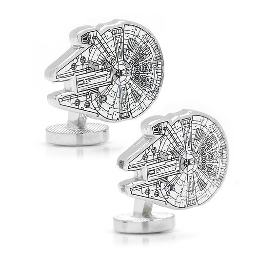 Millennium Falcon Blueprint Cufflinks