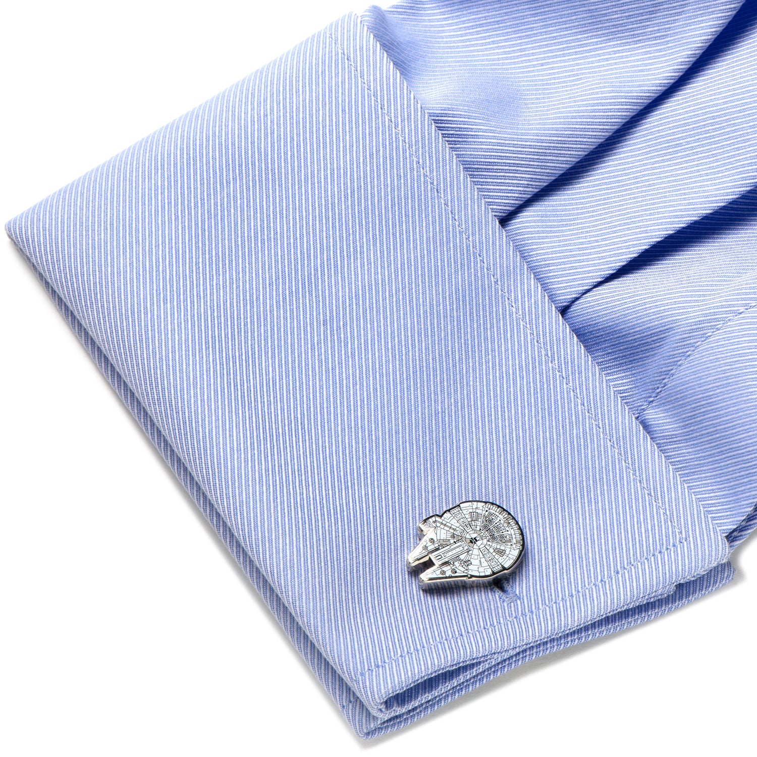  Cufflinks Millennium Falcon Blueprint Cufflinks - Default Title - Bonton