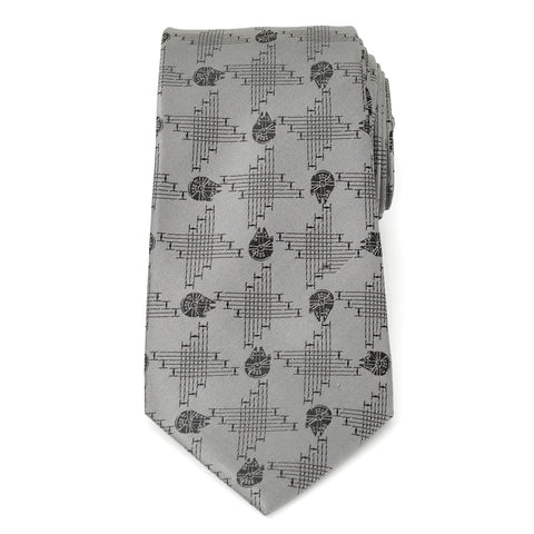 Millennium Falcon Gray Men's Tie