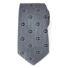 Millennium Falcon Herringbone Blue Men's Tie