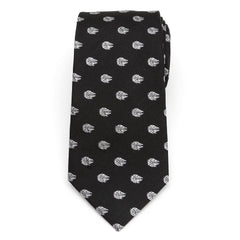 Millennium Falcon Metallic Silver Men's Tie