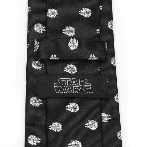 Millennium Falcon Metallic Silver Men's Tie