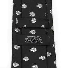 Millennium Falcon Metallic Silver Men's Tie