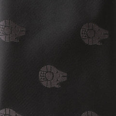 Millennium Falcon Black Tonal Men's Tie