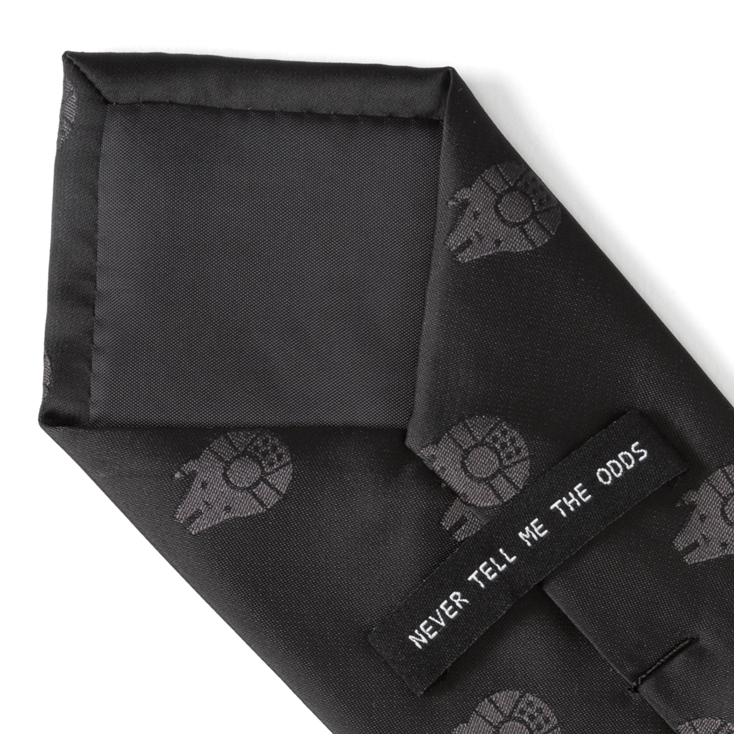  Cufflinks Millennium Falcon Black Tonal Men's Tie - Default Title - Bonton