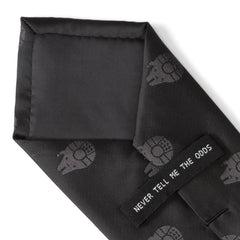 Millennium Falcon Black Tonal Men's Tie