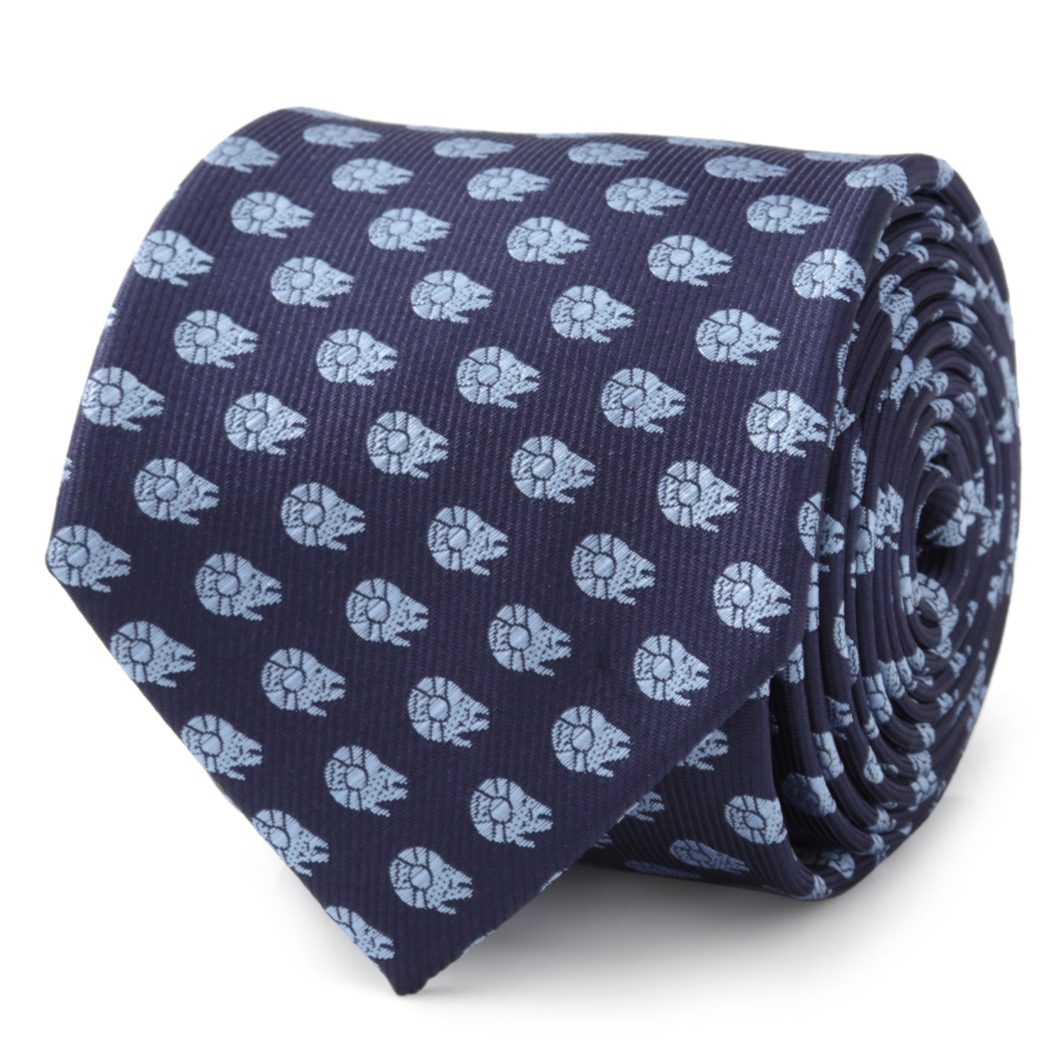  Cufflinks Millennium Falcon Blue Tonal Mens Tie - Default Title - Bonton