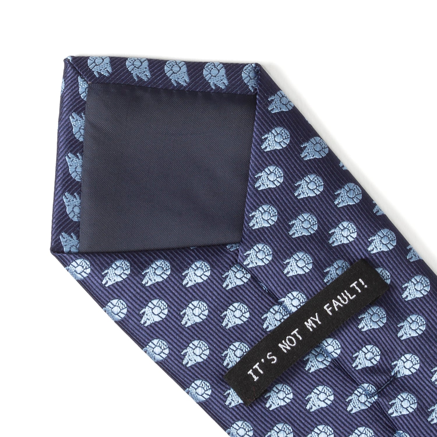  Cufflinks Millennium Falcon Blue Tonal Mens Tie - Default Title - Bonton