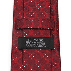 Millennium Falcon Dot Red Men's Tie