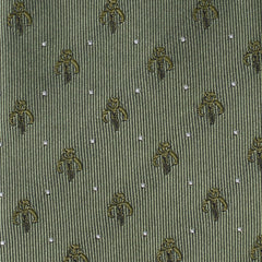 Mandalorian Dot Sage Green Men's Tie