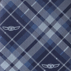 Star Wars the Child Plaid Blue Men's Tie