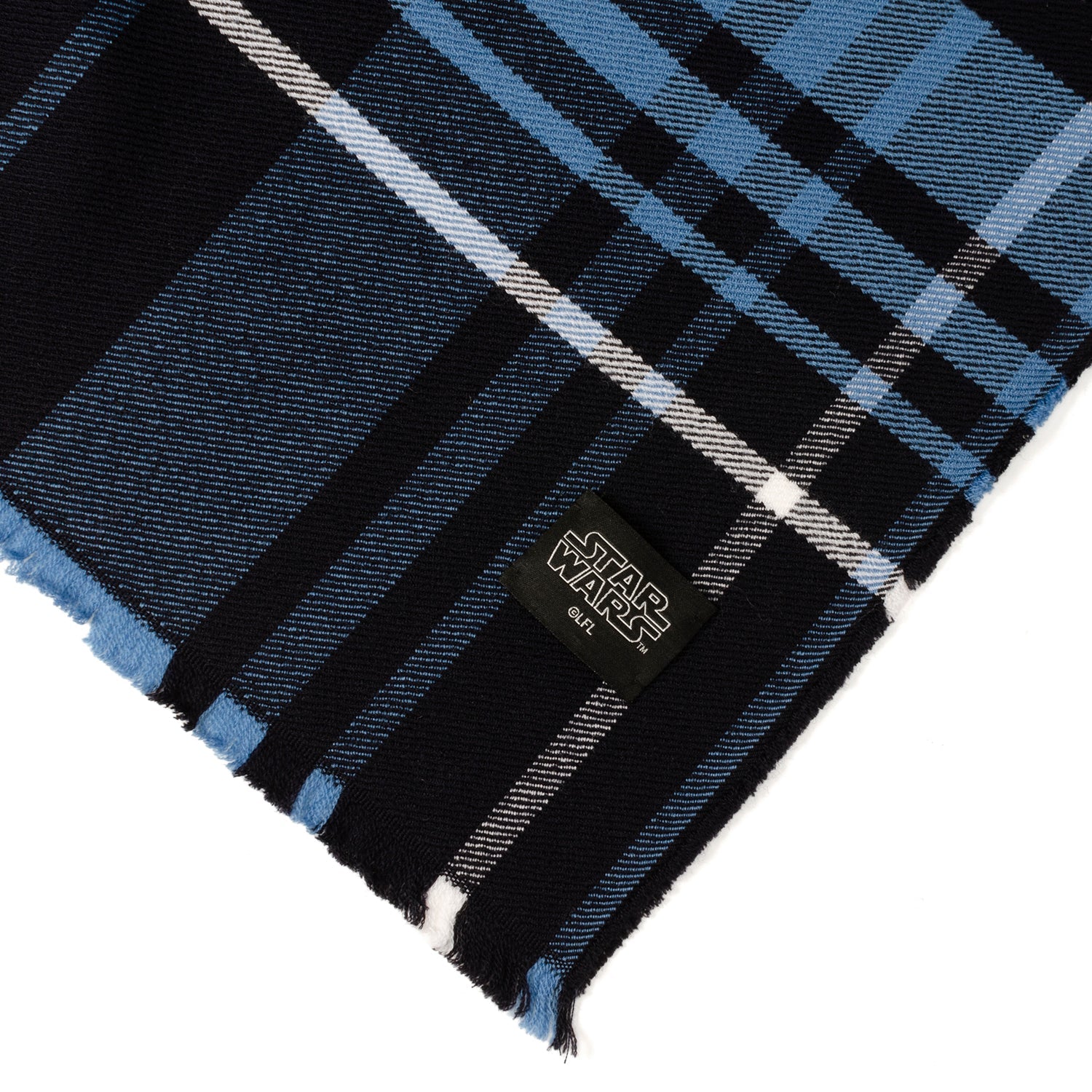  Cufflinks Mandalorian Blue Tartan Scarf - Default Title - Bonton