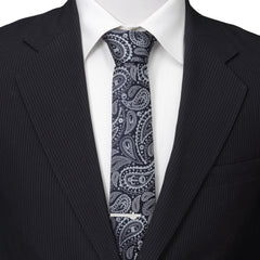 Mandalorian Blue Paisley Men's Tie