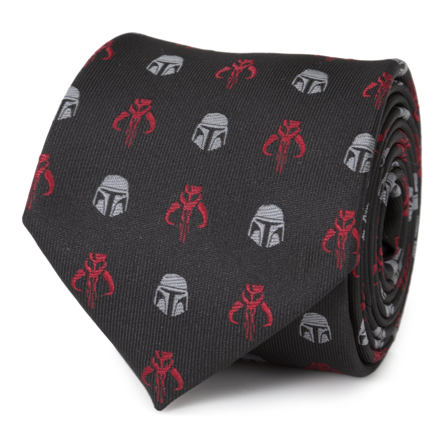  Cufflinks Star Wars Mando Black Red Men's Tie - Default Title - Bonton