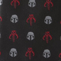 Star Wars Mando Black Red Men's Tie