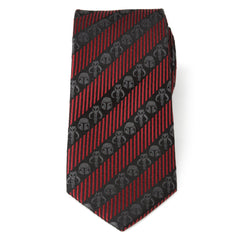 Mandalorian Black Red Stripe Men's Tie