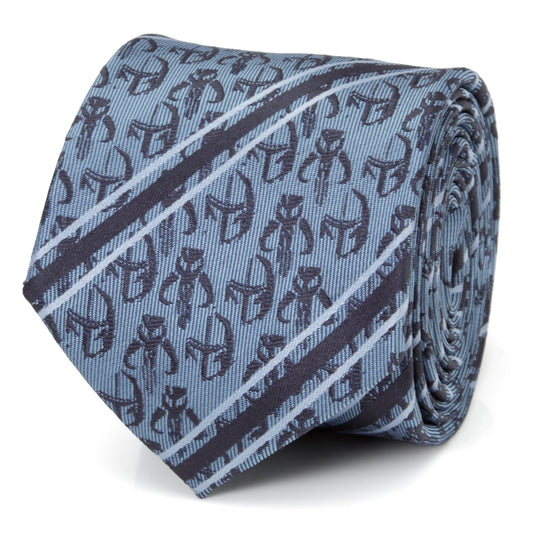 Star Wars Mando Navy Stripe Men's Tie