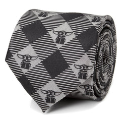 Star Wars the Child Check Black Men's Tie