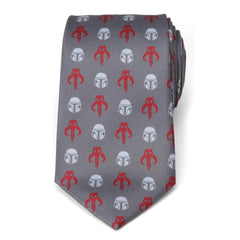 Star Wars Mando Gray Men's Tie