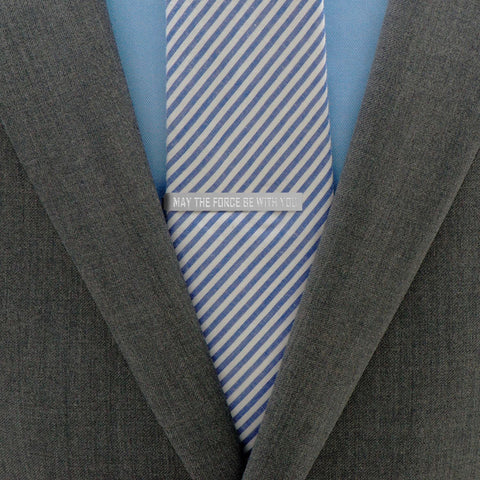 May the Force Be With You Jedi Message Tie Bar