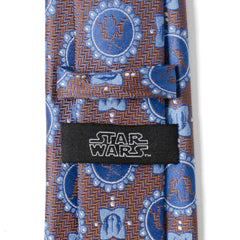 Obi-Wan Anakin Saber Battle Men's Tie