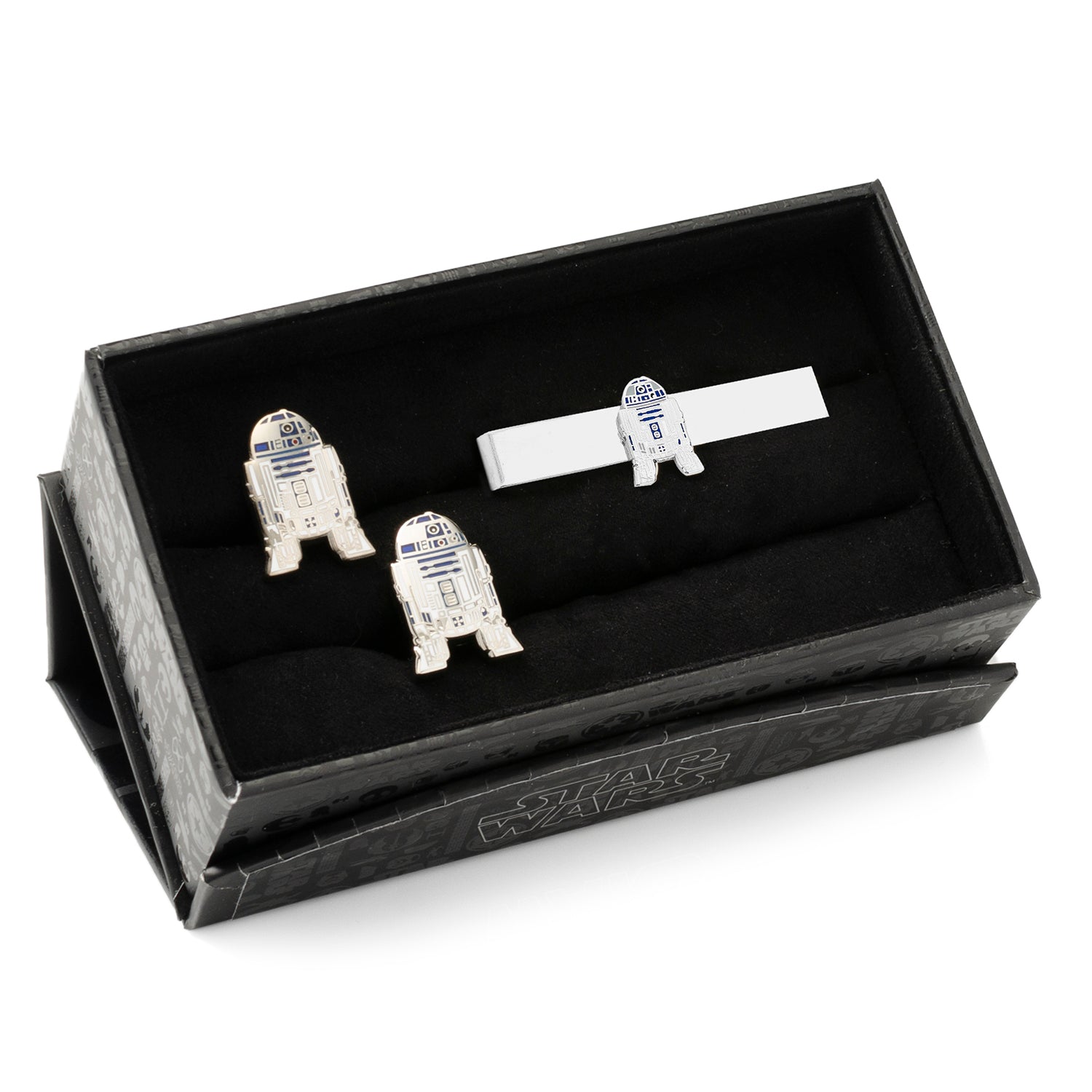  Cufflinks R2D2 Cufflinks and Tie Bar Gift Set - Default Title - Bonton