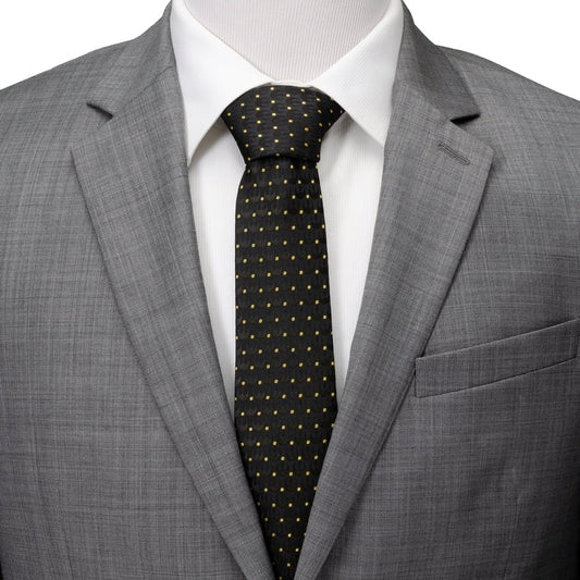 Rebel Dot Charcoal Men's Tie