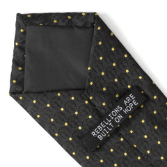 Rebel Dot Charcoal Men's Tie