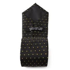 Rebel Dot Charcoal Men's Tie