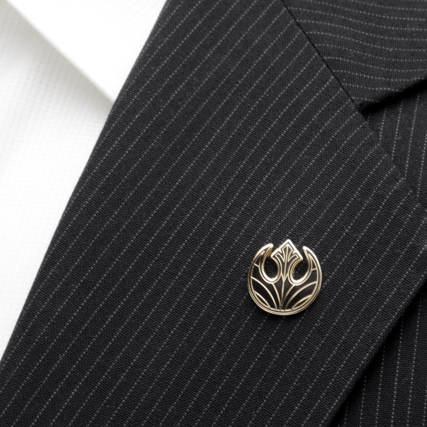  Cufflinks Gold Rebel Symbol Lapel Pin - Default Title - Bonton