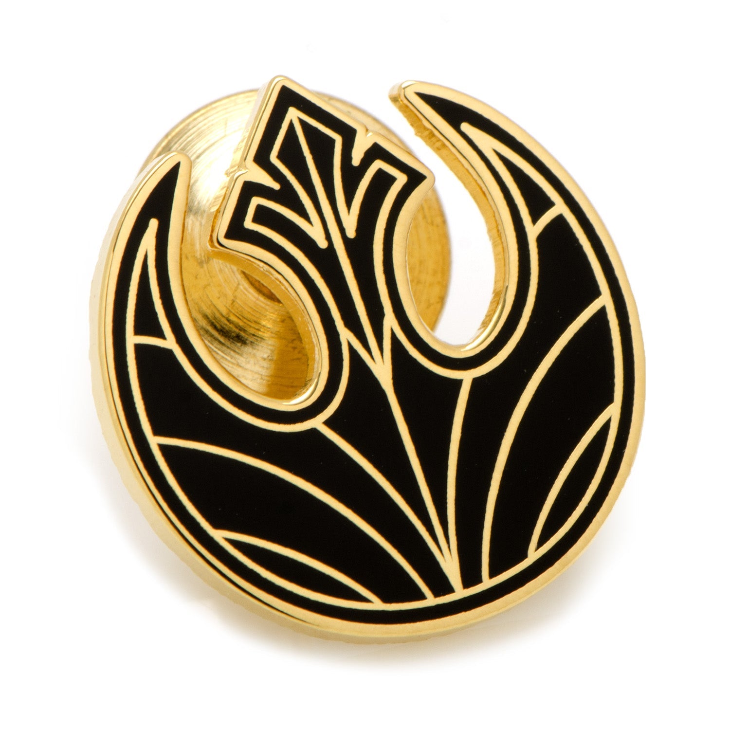  Cufflinks Gold Rebel Symbol Lapel Pin - Default Title - Bonton