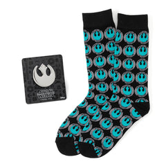 Rebel Teal Patterned Black Gift Set