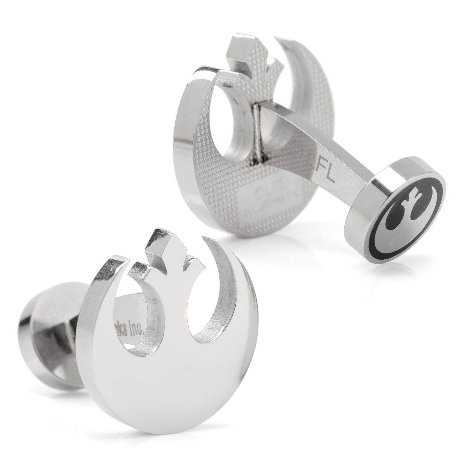  Cufflinks Shiny Rebel Stainless Steel Cufflinks - Default Title - Bonton