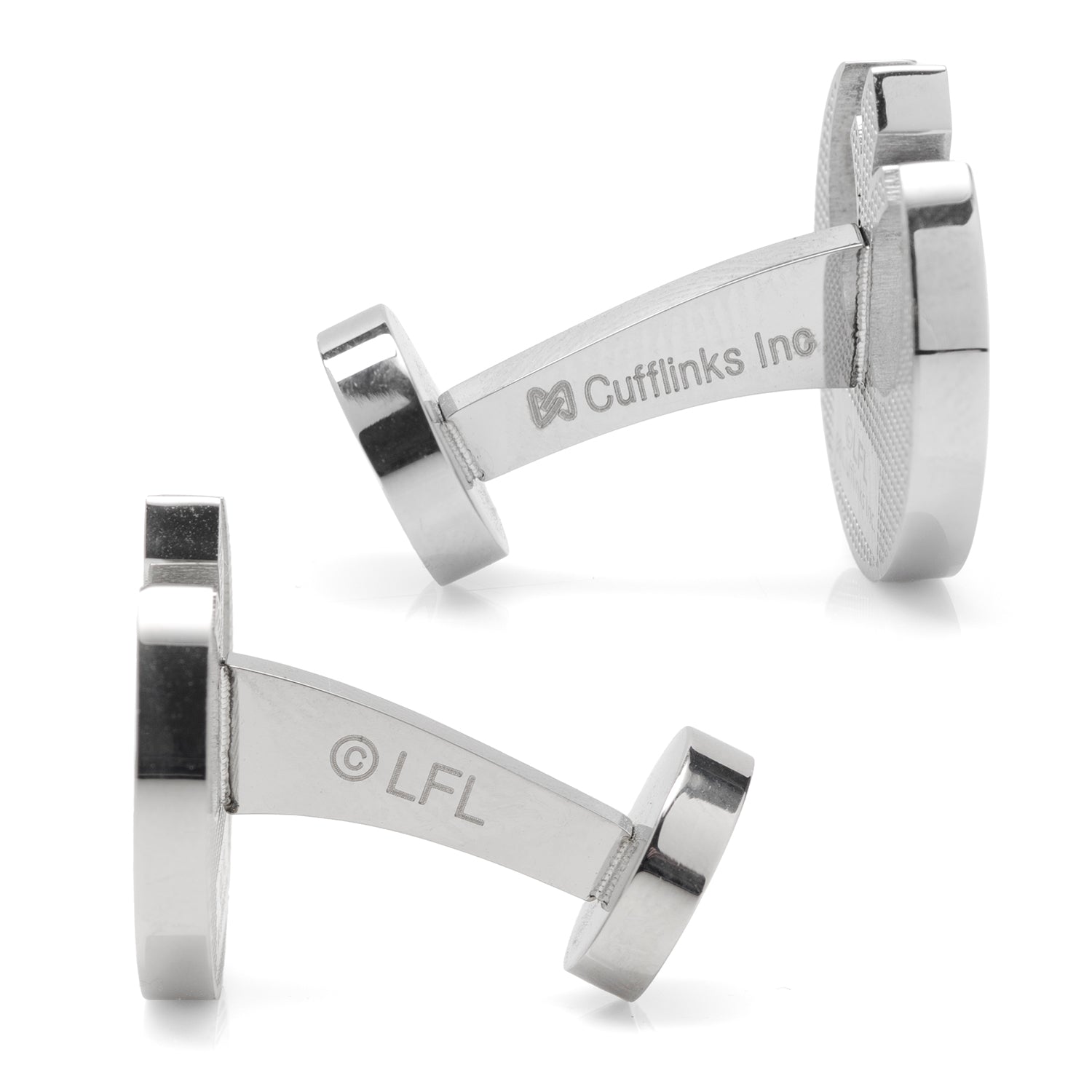  Cufflinks Shiny Rebel Stainless Steel Cufflinks - Default Title - Bonton