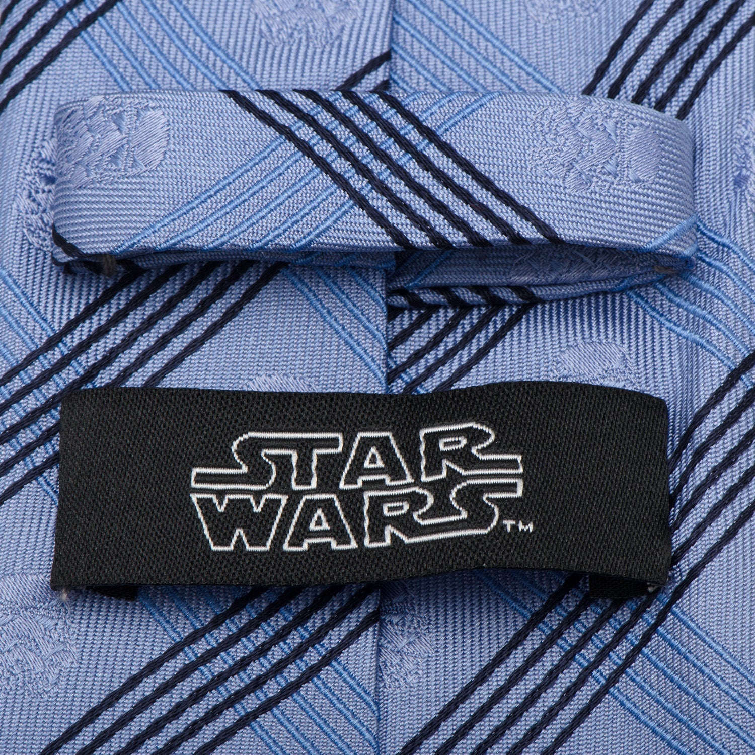  Cufflinks Stormtrooper Blue Plaid Tie - Default Title - Bonton