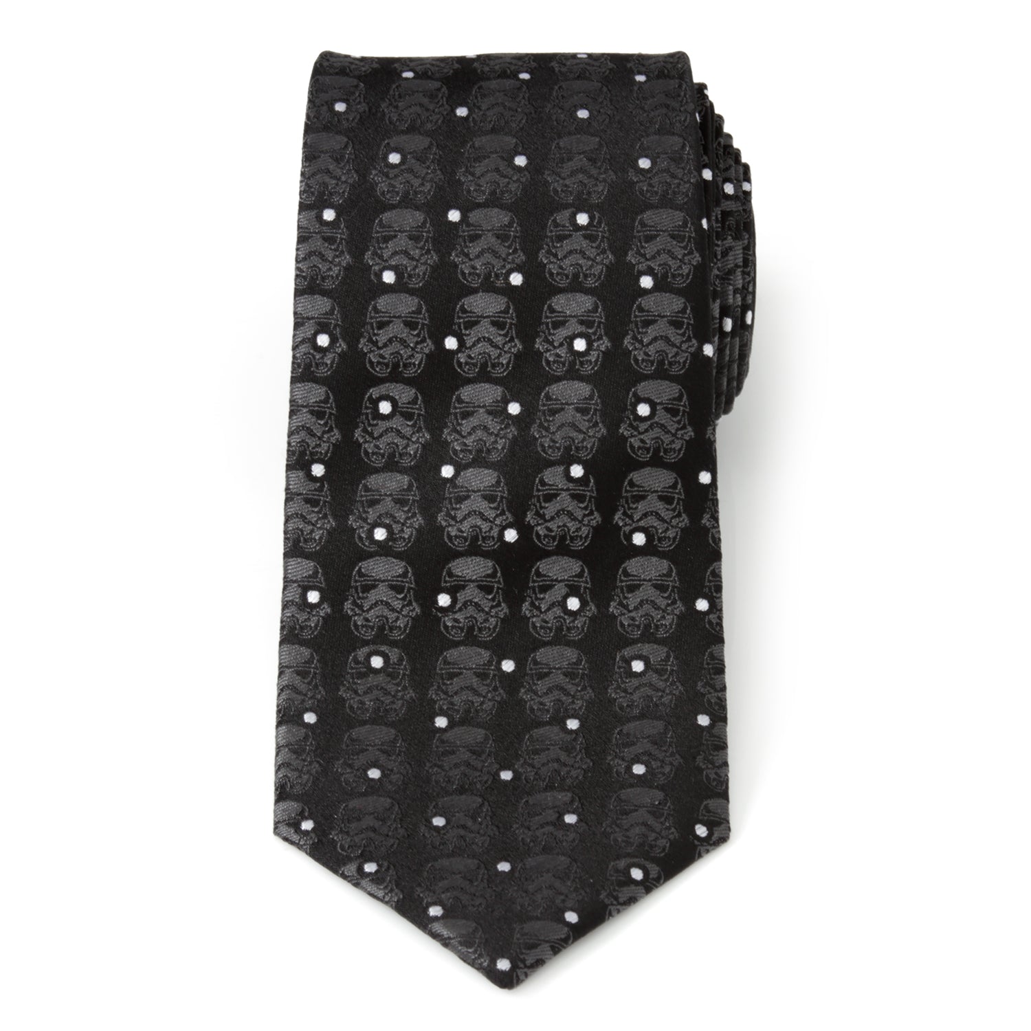  Cufflinks Stormtrooper Black Dot Men's Tie - Default Title - Bonton