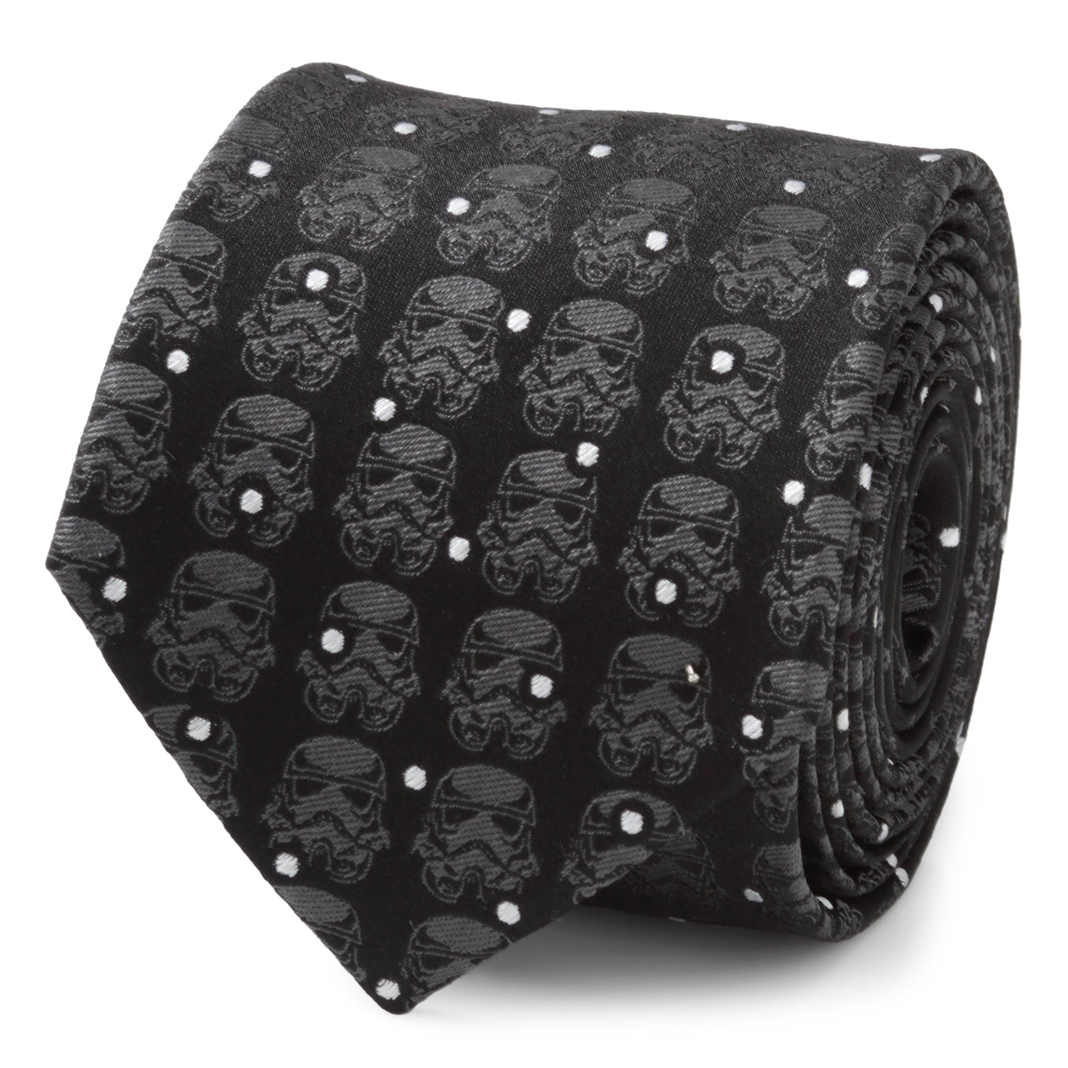  Cufflinks Stormtrooper Black Dot Men's Tie - Default Title - Bonton