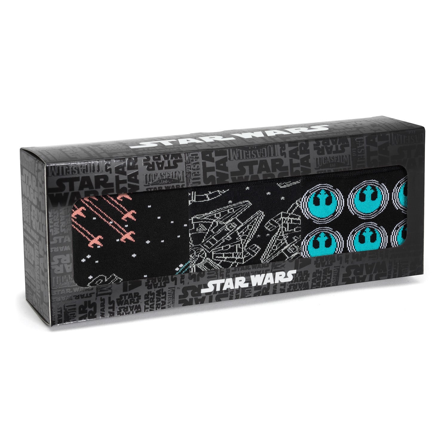  Cufflinks Star Wars Ship Gift Set - Default Title - Bonton