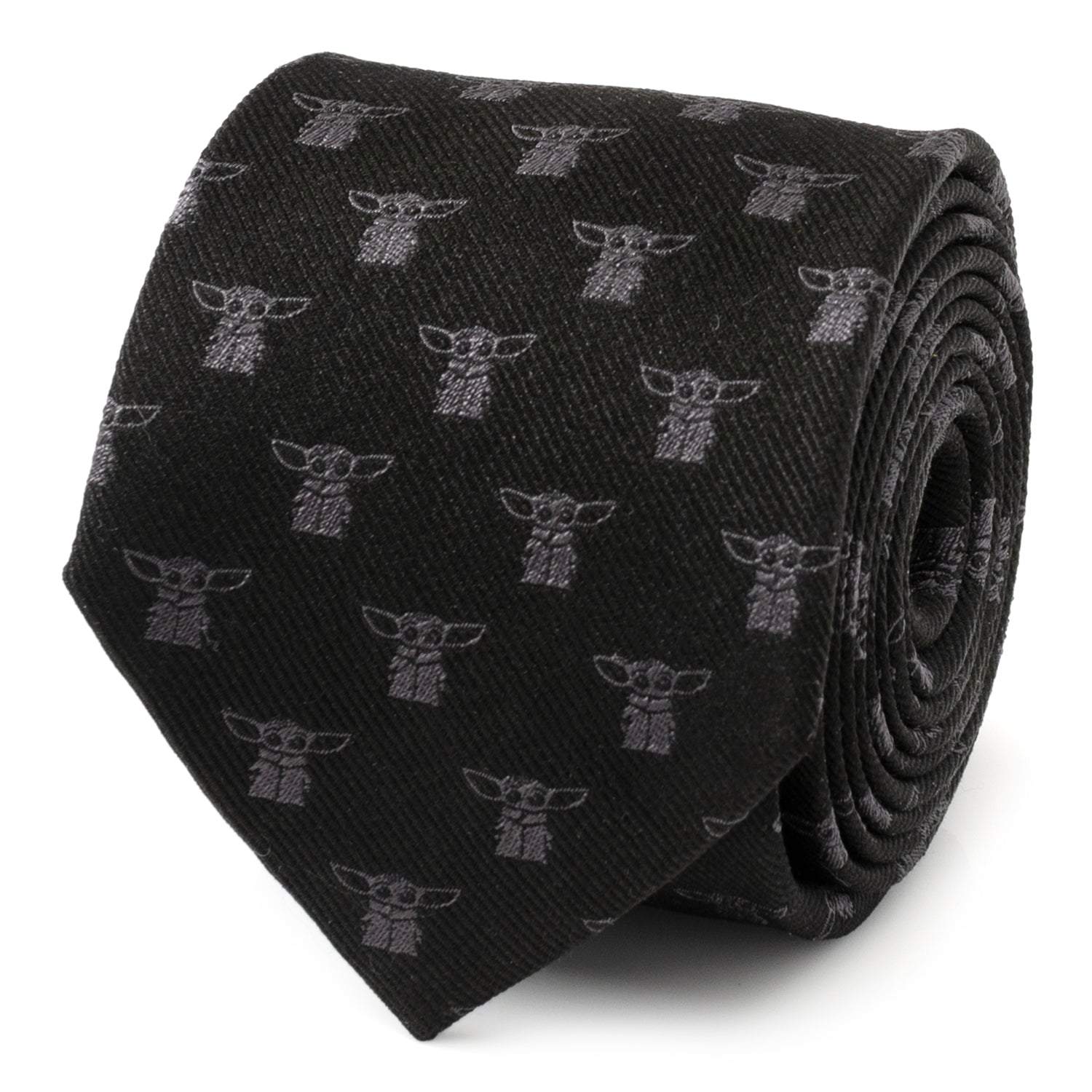  Cufflinks The Child Black Men's Tie - Default Title - Bonton