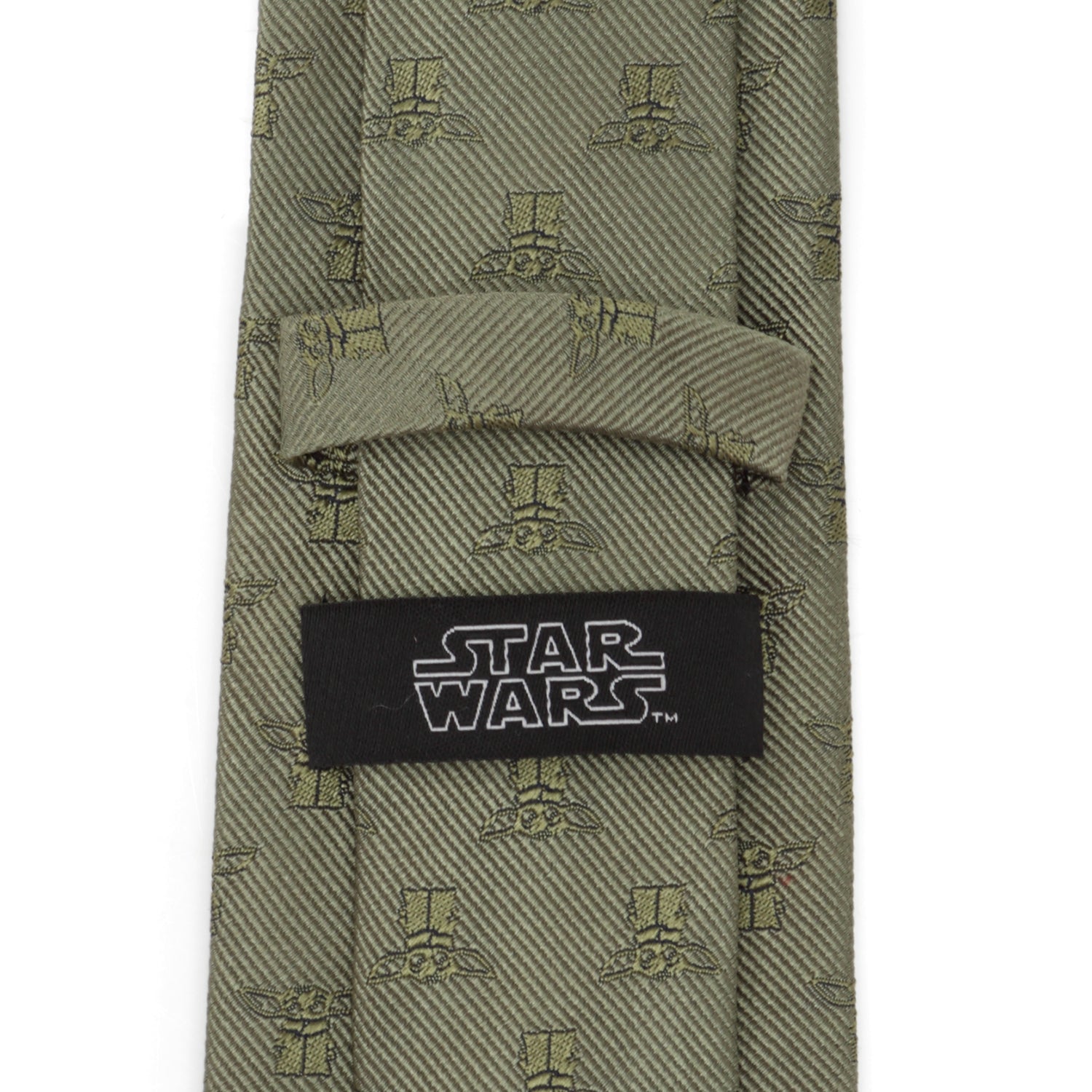  Cufflinks The Child Sage Green Men's Tie - Default Title - Bonton