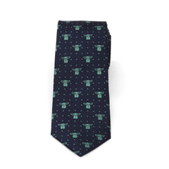 The Child Dotted Navy Boy's Tie