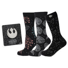 Star Wars Transport 3 Pack Sock & Lapel Pin Gift Set