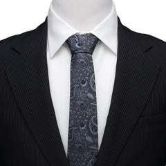 Vader Paisley Blue and Gray Men's Tie