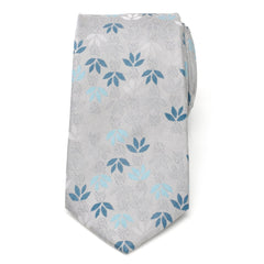 Darth Vader Floral Gray Men's Tie